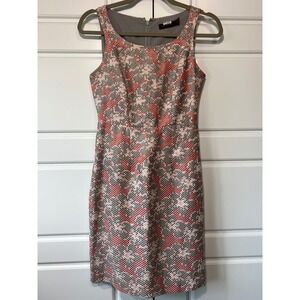 The Limited Sleeveless Sheath Dress Party Cocktail Career Geometric‎ 0